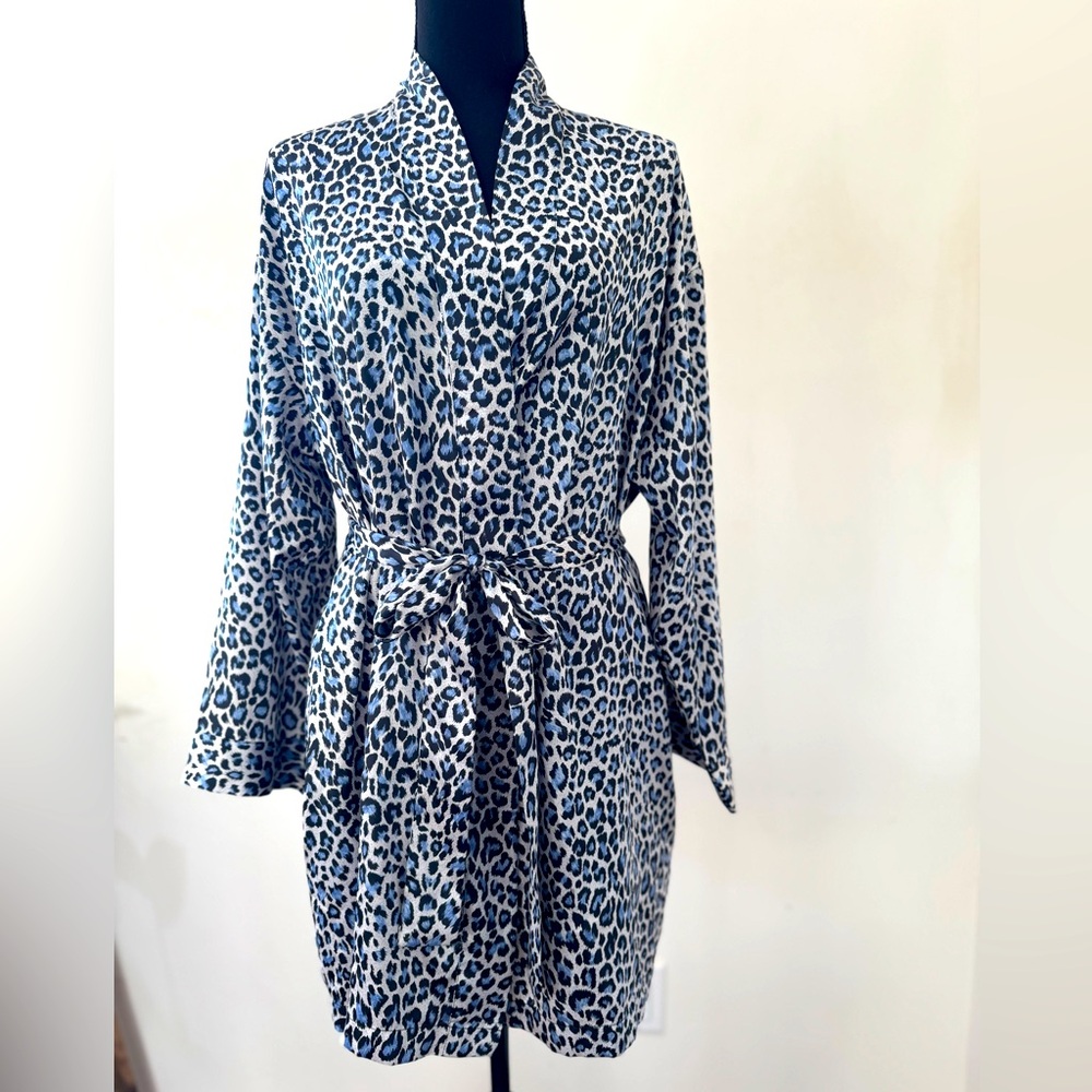 Victoria’s Secret robe. Leopard print